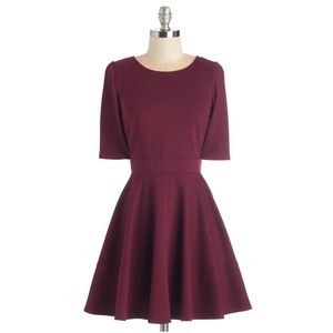 Dote Worry About It Dress in Wine